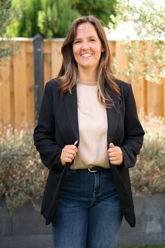 Zwart colbert – tijdloos & chic