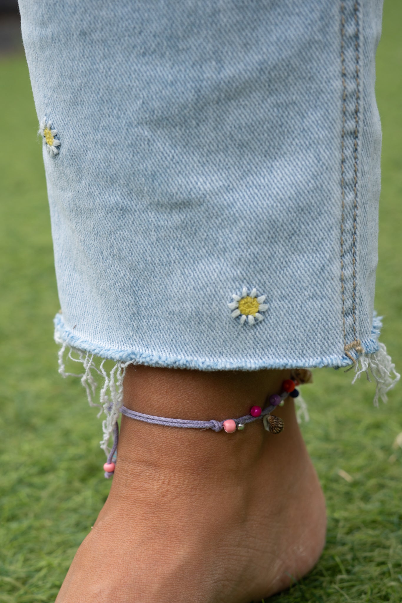 Flower Power jeans - vrolijk & comfortabel