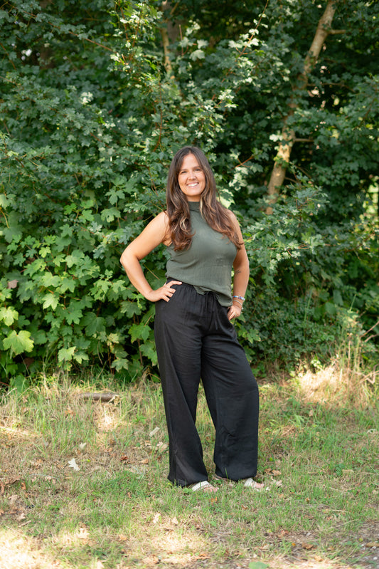 Strik & Glans Top – speels & stijlvol