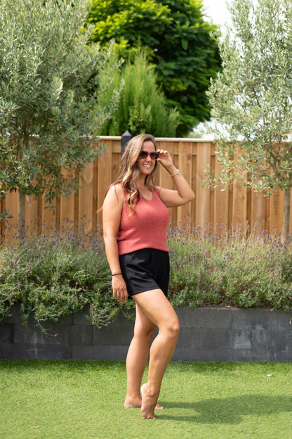 Sparkle Top – V-hals voor & achter