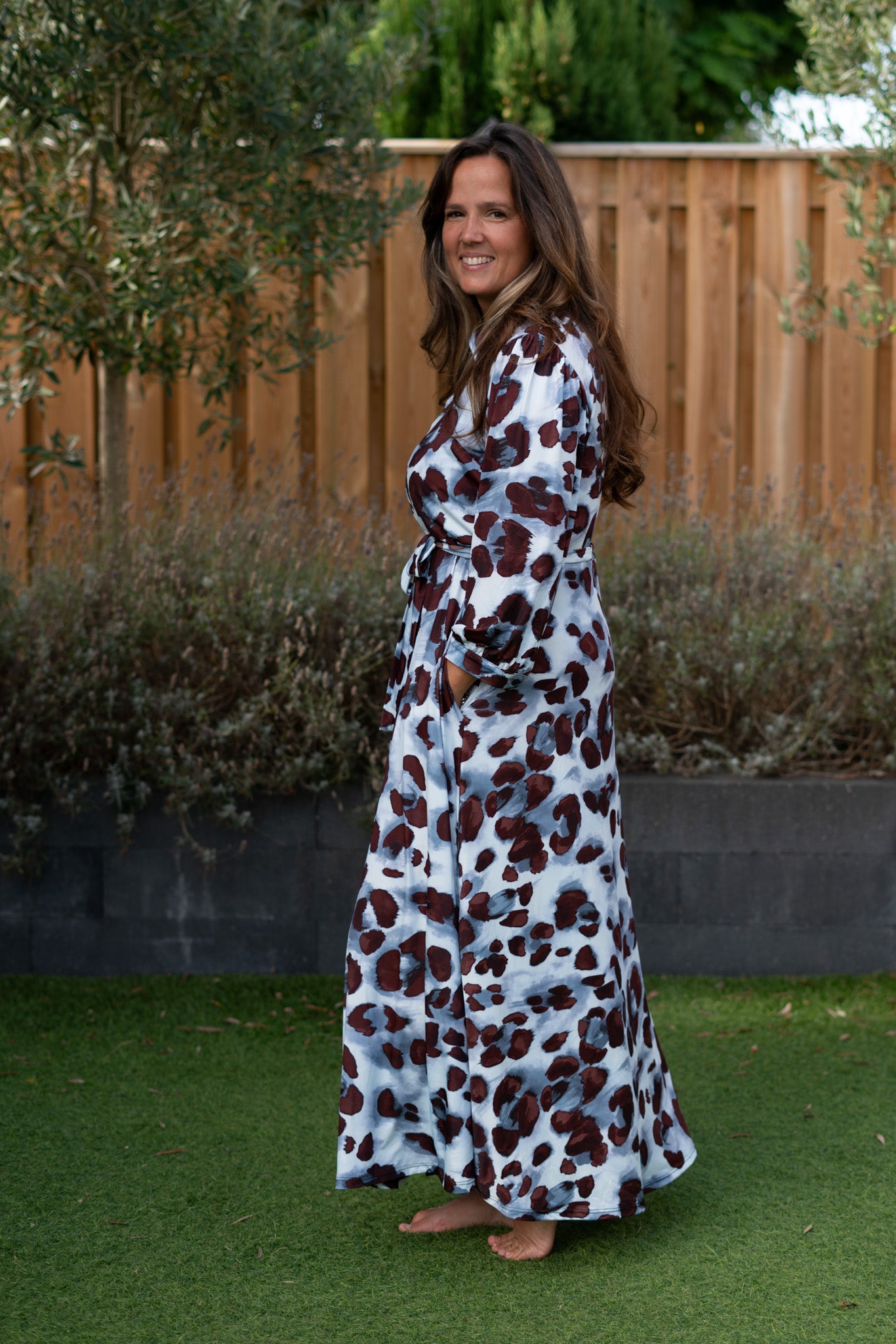 Maxi jurk met print – zwierig & vrouwelijk