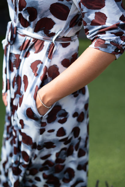 Maxi jurk met print – zwierig & vrouwelijk