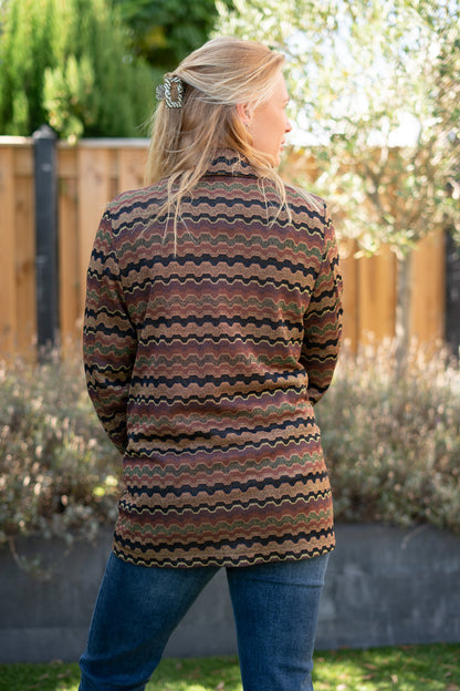 Patroon jasje – warm & stijlvol