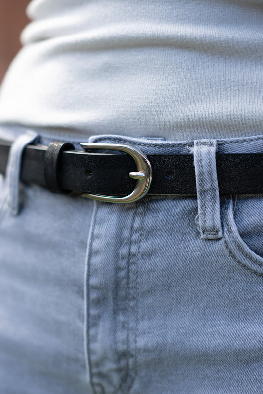 Shiney Black riem