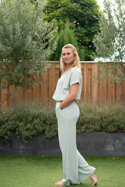Zachte Mint Co-ord – relaxed & stijlvol