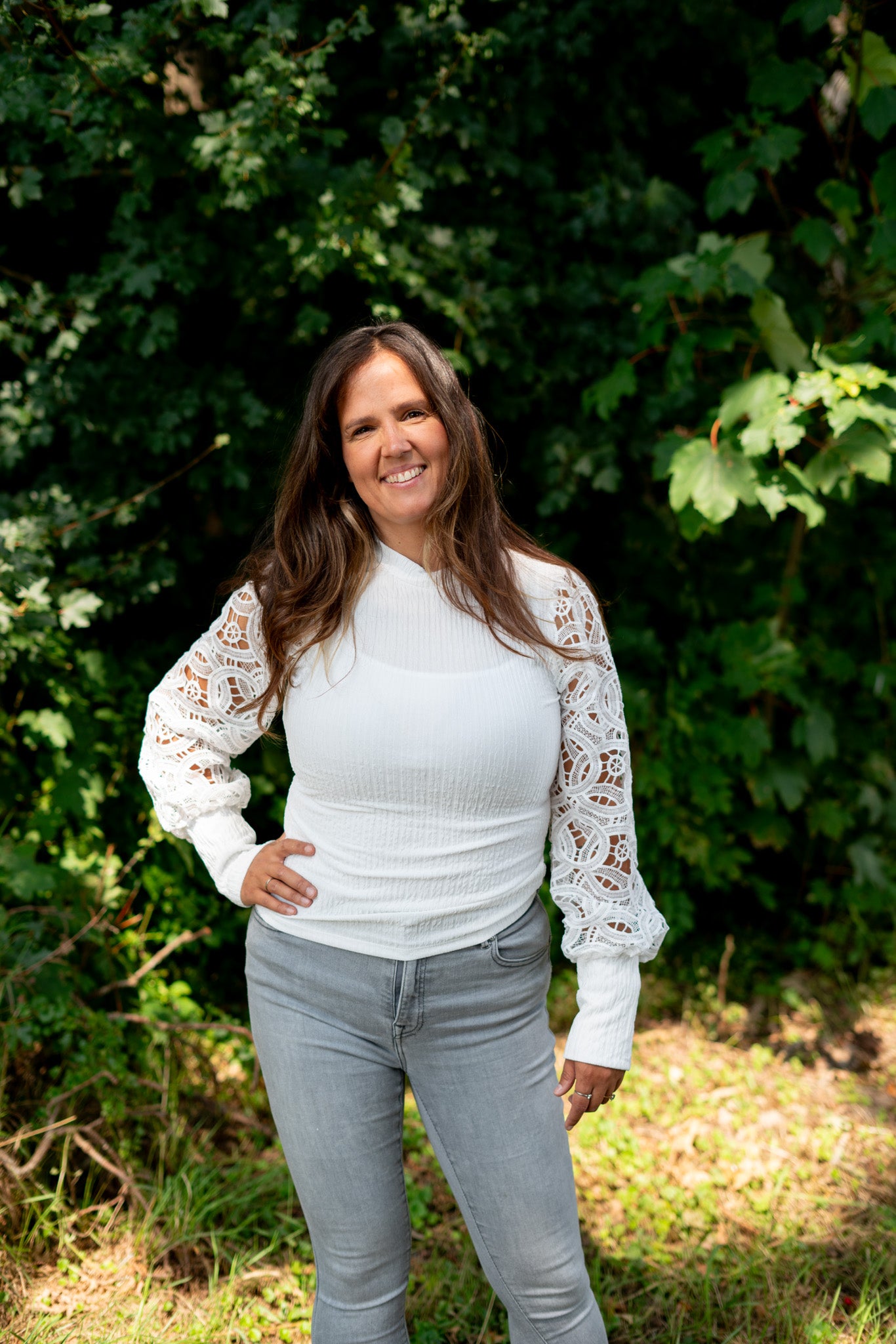 Zachte Witte Top – luchtig & elegant