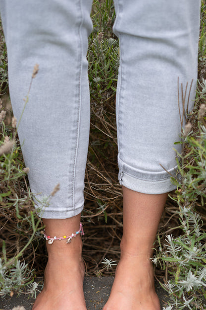 Grijze skinny jeans – comfortabele stretch