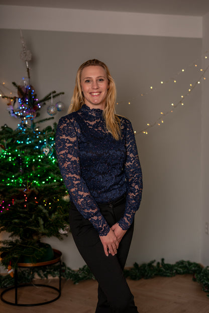 Luxe Kanten transparante Top