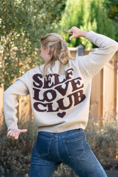 Self Love Club trui